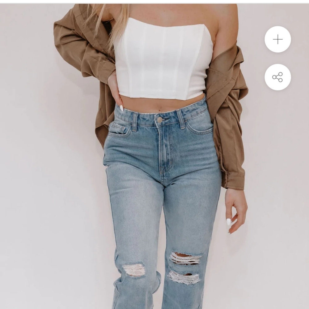 Structured tube top